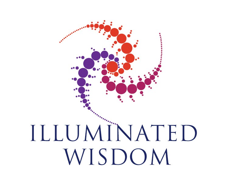 Iluminated wisdom logo design
