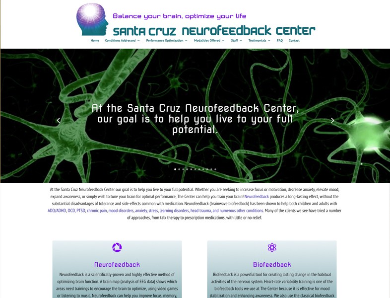 SC neurofeedback website