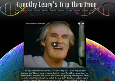 Timothy Leary’s Trip Thru Time Website